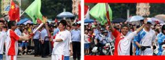 奧運(yùn)圣火抵達(dá)惠州，旭日集團(tuán)總經(jīng)理，常宏公司董事長(zhǎng)楊勛擔(dān)任火炬手